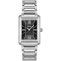 BOSS Quarzuhr PRINCIPLE DRESS 1514297, Armbanduhr, Damenuhr, Herrenuhr, Edelstahlarmband, analog, Tag