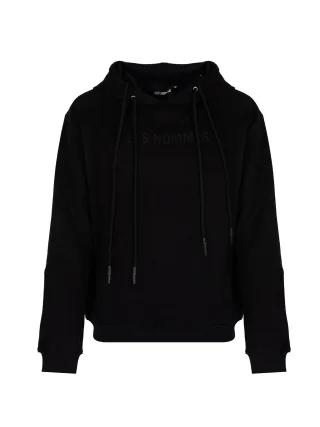 Les Hommes Sweatshirt Amaretta Herren schwarz