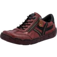 Rieker Sneaker Schnürschuh, Halbschuh, Freizeitschuh mit Ziernähte