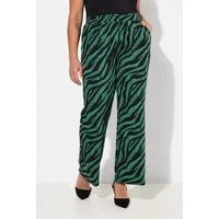 MIAMODA Schlupfhose Hose Color Zebramuster Elastikbund.