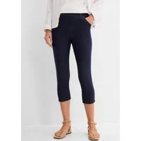 bonprix Caprileggings in Jeansoptik, aus Baumwollmischung, Skinny Fit