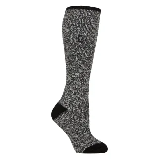 Damen Thermo-Gummistiefel-Socken | Lange Kniestrumpf Dicke Stiefelsocken
