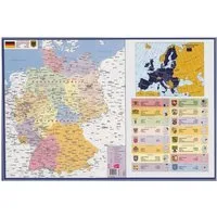 VELOFLEX Schreibtischunterlage Schreibtischunterlage Kunststoff Deutschlandkarte