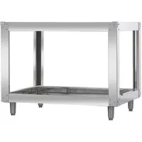 GastroHero Gasgrill Untergestell Edelstahl für Pizzaofen ECO PZO-ECO6L mit Ablage, Edelstahl, mit Zwischenboden, für Pizzaofen ECO