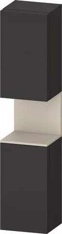 Duravit Qatego Hochschrank Graphit Supermatt 400x360x1760 mm - QA1346R83800010 QA1346R83800010
