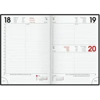 BRUNNEN Buchkalender, für 2027, 1 Seite = 1 Tag (Sa/So = 1 Seite)