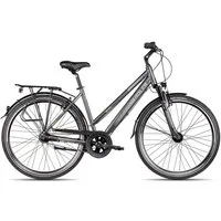 Adler Cityrad Verona NEXUS Trapez, 7 Gang Shimano Nexus 7 Rücktritt Schaltwerk, Nabenschaltung Rücktritt, Rücktrittbremse schwarz/grau