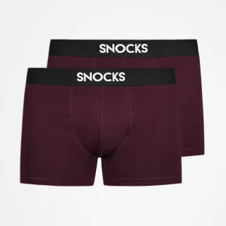 SNOCKS - Boxershorts mit Logo red - Gr. - L