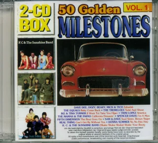 50 Golden Milestones Vol.1 Audio Music 2CD NEW-KOSTENLOSE LIEFERUNG