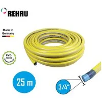 Rehau Gartenschlauch Gartenschlauch Gelb 25 m 3/4" druckstabil mit 24-fädiger Armierung