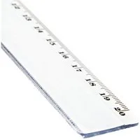 Otto Office Lineal, mit Millimeter-/ Zentimeter-Skala und Tuschekante
