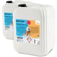 Höfer Chemie GmbH Poolpflege 2x 10 kg BAYZID® pH Minus flüssig 14,9%, Zuverlässige Regulierung des pH-Werts