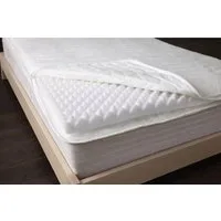 Matratzen Perfekt, Topper Kaltschaum Topper, Höhe 4cm abnehmbarer Bezug, 4 cm hoch, Kaltschaum, Kaltschaum Matratzenauflage für rückenschonendes Liegen
