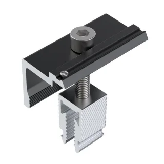 Solar Endklemme für Stehfalz