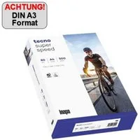 INAPA Kopierpapier Kopierpapier superspeed 2100011540 A3 weiß 500 Blatt