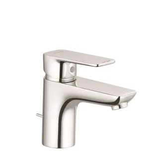 KLUDI PURE & STYLE Waschtisch-Einhandmischer 75 mit Metall-Ablaufgarnitur chrom 403820575
