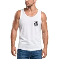 Neverless Tanktop Tanktop Herren mit Grafik-Print - Design Logo Palmen - Trägershirt mit Print