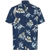 Blend Kurzarmhemd BHAMELO SHIRT PRINT lockere Passform, mit geblümtem Print, aus Viskose