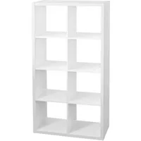 OTTO home Bücherregal IZOLA, Raumteiler, Aktenregal, Würfelregal, mit 6 oder 8 Fächern, quer und hochkant stellbar, (B/T) 76x37 cm