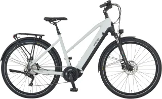 Prophete "Entdecker 5.0" 10 Gang Shimano Deore Schaltwerk Kettenschaltung Mittelmotor 250 W Pedelec, Elektrofahrrad für Damen