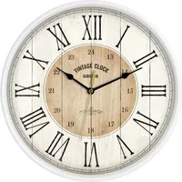 EUROTIME Wanduhr Quarzwanduhr 81748-07