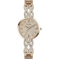 Guess Quarzuhr CORAL GW0868L4, Armbanduhr, Damenuhr, Edelstahlarmband