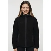 CMP Kapuzenfleecejacke WOMAN JACKET FIX HOOD mit Kapuze, sportlicher Stil, atmungsaktiv, wärmend
