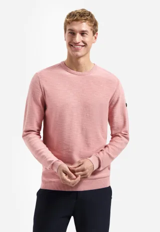 No Excess - Pullover Crewneck Garment Dyed + Stone Washed light mauve - Gr. - L