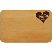 KESPER® Frühstücksbrett Frühstücksbrettchen-Einbrand - Bester Papa, 23 x 15 cm, (1-St)