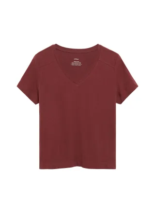 s.Oliver - T-Shirt rot - Gr. - 36