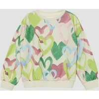 s.Oliver Sweatshirt Sweatshirt Sweatshirt mit All-over-Print