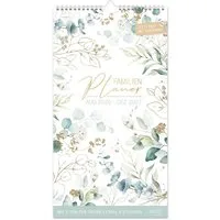 Wandkalender Familienplaner 26/27 Wand-Kalender 5-spaltig 17 Monate [Blattgold]