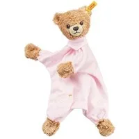 Steiff Kuscheltier Steiff Schmusetuch rosa Teddybär 30 cm 239533