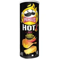 Pringles Knabberei, Pringles FLAME Hot Cheese and Chili Flavour Stapelchips 160g