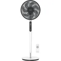 Brandson Standventilator DC, leise, energiesparend, Oszillation, Timer, Fernbedienung, 19 W, 40 cm Durchmesser, NTV Sieger 2026, 9 Geschwindigkeitsstufen, mobiler Lüfter GS-Geprüft