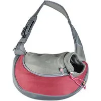 EBI Tiertransporttasche EBI Fronttasche Sarah Crazy Paws - Bordeaux Maße / max. Gewicht: S -