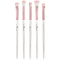 Luvia Cosmetics Kosmetikpinsel-Set ESSENTIAL EYE SET, 5 tlg., Nurai-Pinselhaar, vegan und hautfreundlich, verliert keine Haare.