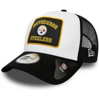 New Era Baseball Cap Pittsburgh Steelers NFL Graphic Patch White Black A-Frame Adjustable T (1-St)