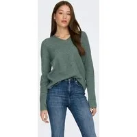 ONLY V-Ausschnitt-Pullover ONLCAMILLA V-NECK L/S PULLOVER KNT NOOS Materialmix, regular fit
