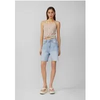 QS Jeansshorts Jeans-Hose MOM Jeans Mom / Relaxed Fit / High Rise
