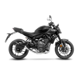 LeoVince Sportauspuff Komplettanlage LV-14 R BLACK Yamaha MT-07 Bj.2021-2026 EURO5/EURO5+ /+ABE