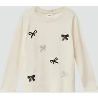s.Oliver Langarmshirt T-Shirt Langarm-Jerseyshirt mit Schleifen-Details