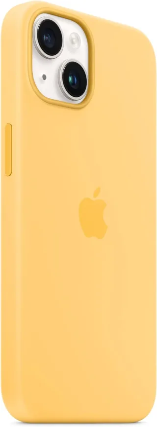 Apple Silikon Case mit MagSafe [für iPhone 14] sonnenlicht gelb