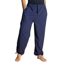 PANASIAM Stoffhose Sommerhose aus Baumwolle - blickdicht - leichte Freizeithose - Unisex Baumwollhose Damen & Herren - Schlupfhose f. Alltag Urlaub Homeoffice