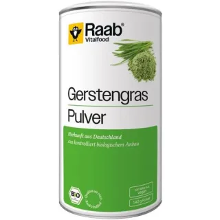 Raab Vitalfood Gerstengras Pulver | 140 g | bio | vegan