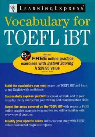 (Vocabulary for TOEFL iBT) By Learning Express LLC (Author) Paperback on (10  2007)