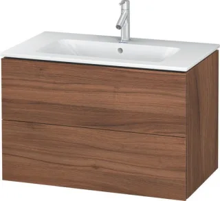 Duravit L-Cube Waschtischunterbau wandhängend Nussbaum Matt 820x481x550 mm - LC624107979 LC624107979