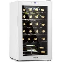 Klarstein Weinkühlschrank Shiraz 24 Uno, für 24 Standardflaschen á 0,75l,Wein Flaschenkühlschrank Weintemperierschrank Weinschrank Kühlschrank