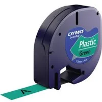 DYMO Druckerband Schriftband 91204 Plastictape Green (S0721640)