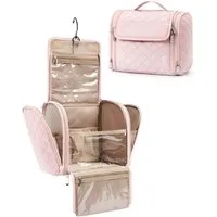 Zaewry Kosmetiktasche Kulturbeutel Damen, Kulturtasche zum Aufhängen, Toiletry Bag, Kosmetiktasche Reise Waschtasche Transparent für Makeup